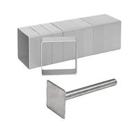 GUMEI Pineapple Cake Stainless Steel Biscuit Mould,10pcs Square Rectangle Ellipse Heart Pineapple Flower Shape Pie Cake Cookie Mold Biscuit Cutter Stamp Press Cutting Tools