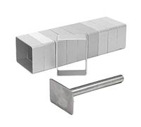 GUMEI Pineapple Cake Stainless Steel Biscuit Mould,10pcs Square Rectangle Ellipse Heart Pineapple Flower Shape Pie Cake Cookie Mold Biscuit Cutter Stamp Press Cutting Tools