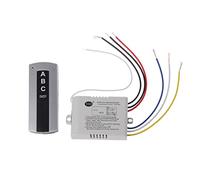 GUMEI Wireless 3 Channel ON/OFF Lamp Remote Control Switch Receiver Transmitter
