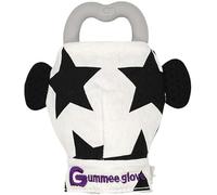 Gummee Glove Baby Teething Mitten, Black and White, 3-6 Months