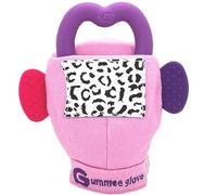Gummee Glove Baby Teething Mitten, Pink, 3-6 Months