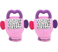 Gummee Glove Baby Teething Mitten, Pink, 3-6 Months (Pack of 2)