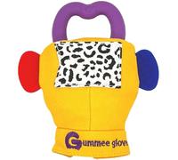 Gummee Glove Baby Teething Mitten, Yellow, 3-6 Months
