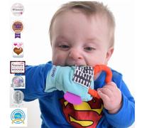 Gummee Glove Teething Toy Mitten Turquoise 3-6 Months Teether Baby