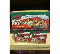 Gummi Zone - Pizza, Fun And Unique Candies, Pizza Shaped Sweet Gummy, Yummy Toppings Made From Gummy Bears, Gummy Fruits, 5 Flavourful Slices, Dairy-Free And Nut Free, 24 x 21g