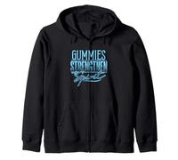 Gummies Strengthen My Spirit Funny Spirituality Zip Hoodie
