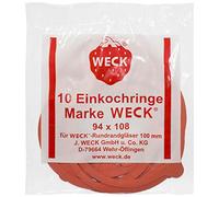 Gummiringe / Einkochringe Weck 94x108mm für Einkochgläser 10 Stück