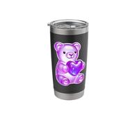 Gummy Bear Candy Heart Purple Stainless Steel Insulated Tumbler