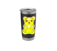 Gummy Bear Candy Yellow Gummies Stainless Steel Insulated Tumbler