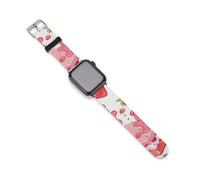 Gummy Bears And Strawberry Cake Silicone Bands Replacement Strap Wristbands Compatible with IWatch 42mm/44mm