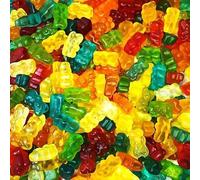 Gummy Bears Sweets - 1KG Bag - Jelly Bear Sweets - Teddy Bear Shapped Sweets