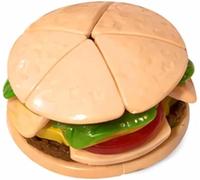 Gummy Burger 88g - 6 x Pack Fruity Layered Chewy Candy, Soft & Tasty Burger-Inspired Gummies, Sweet Fruit Flavours Snack, Delicious Candy for Sharing