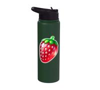 Gummy Candy Strawberry Stainless Steel Insulated Water Bottle