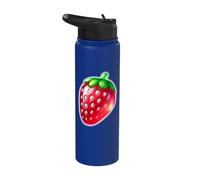 Gummy Candy Strawberry Stainless Steel Insulated Water Bottle