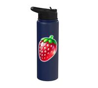 Gummy Candy Strawberry Stainless Steel Insulated Water Bottle