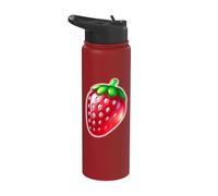Gummy Candy Strawberry Stainless Steel Insulated Water Bottle