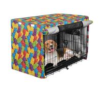 Gummy Cats Cover for Dog Crate Pet Privacy Cover Dog Crate Protector 48 Inch