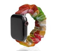 Gummy Fruit Candy Cute Watch Band Scrunchies Compatible with IWatch 38mm 40mm 42mm 44mm Elastic Strap