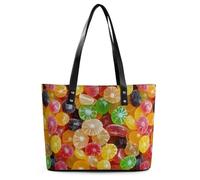 Gummy Fruit Candy Women's Tote Handbags Shoulder Bag