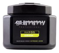 Gummy Hair Gel Maximum Hold Extreme Look Keratin 23.5 Ounce (700ml) (Pack of 3)