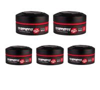 Gummy Hair Wax Ultra Hold Professional Styling Gel Red 5 Pack