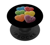 Gummy Hearts - Colored Sweet Candy PopSockets Adhesive PopGrip