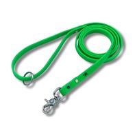 Gummy K9 Biothane Dog Leash, Professional Training Lead, Stainless Steel, New Advanced Safety Clasp, Weatherproof, Waterproof, Long Lasting, 6 Ft (3/4 Green), Small, Medium, Large Dogs, Made in USA