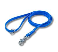 Gummy K9 Biothane Dog Leash, Professional Training Lead, Stainless Steel, New Advanced Safety Clasp, Weatherproof, Waterproof, 6 Ft (3/4 Light Blue), Small, Medium, Large Dogs, Made in USA