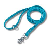 Gummy K9 Biothane Dog Leash, Professional Training Lead, Stainless Steel, New Advanced Safety Clasp, Weatherproof, Waterproof, Long Lasting, 6 Ft (3/4 Teal), Small, Medium, Large Dogs, Made in USA