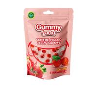 Gummy Land Fruit Collection | 12x65g Case | Viral Peelable & Jelly-Filled Gummy (Strawberry)
