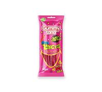 Gummy Land Strawberry Fizzy Sweet Candy Laces -Vegan - Halal - 80g (Pack of 12)