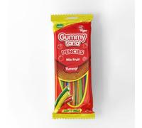 Gummy Land Sweet Rainbow Pencils - Fruit Mix - Vegan - Halal - 150g (Pack of 12)
