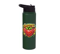 Gummy Pop Strawberry Candy Style Stainless Steel Insulated Water Bottle