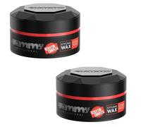 Gummy Professional Hair Styling Wax 2 Pack (2 x 150 ml) - Ultra Hold Keratin Complex, Strong Long-Lasting Hold, Non-Greasy Finish, for Men & Women
