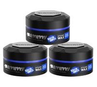 Gummy Professional - Hair Styling Wax Hard Finish (Blue) - Keratin Complex 150ml - (Pack of 3)