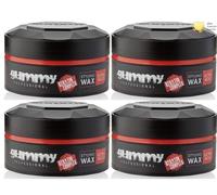 Gummy Professional Hair Styling Wax with Keratin Complex, Ultra Hold, Set of 4