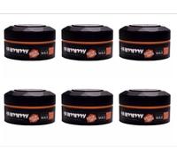Gummy Professional Keratin Complex Styling Wax, Strong Hold, Matte Finish 6 Pack