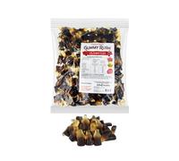 Gummy Rush Ultimate Candy Collection | 1kg Bulk Tub | Assorted Chewy Gummy Sweets | Fun Shapes & Flavours (Cola Bottles 1kg)