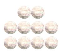 Gumney Natural Flat Round Mother of Pearl Coin Charms, 10pcs Shell Disc Charm Pendant Coin Beads for Jewelry Making, DIY Earrings, Necklace, 30×30mm