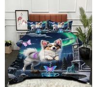 Gumntun Comforter Insert Super King Size 3D Chihuahua Adult, Lightweight Down Alternative Duvet, Fluffy Microfibre Super King Quilt for Kids, Teens, and Adults 102"x 86" (260x220 cm)_B11910