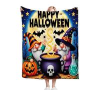 Gumntun Single Throw Blankets Two Little Gnomes, Warm Fluffy Flannel Blanket for Bed Sofa Chairs, Cozy Soft Plush Throw Blanket Gifts for Boys Girls - 40"X50" (100x130 cm)