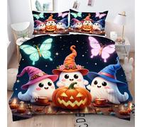 Gumntun Super King Bedding Set 102"x 86" Colourful Magic Hat, Microfiber 3D Printed Duvet Cover with Zipper Closure, Modern Quilt Cover with 2 Pillowcase (No Comforter)