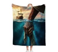 Gumntun Throw Blankets Single Size 130x150 3D Tabby Cat Moon, Microfiber 3D Printed Flannel Sofa Blankets, Cozy Warm Fuzzy Blanket Gifts for Dad Mom Kids Pet Friends or Couples_B8560