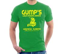 Gumps Lawn Mowing Service Forrest Gump Men's T-Shirt Kelly Green