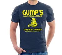 Gumps Lawn Mowing Service Forrest Gump Men's T-Shirt Navy Blue