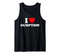 Gumption Heart Funny Cute Clever Creative Will Power Fan Tank Top