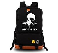 Gumstyle Anime Puella Magi Madoka Magica Backpack Laptop Rucksack Schoolbag Unisex Student Book Bag Cosplay Luminous Daypacks Black