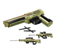 Gun Building Block Set, 3in1 Simulation Blaster Model Toys, Military Weapon Building Bricks Kit, Ideas Gifts for Kids Adults and Office Home Decro(202 PCS)