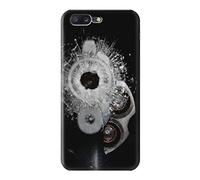Gun Bullet Hole Glass Case Cover For OnePlus 5