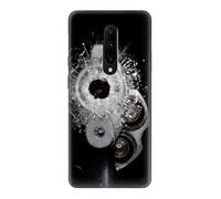 Gun Bullet Hole Glass Case Cover For OnePlus 7 Pro